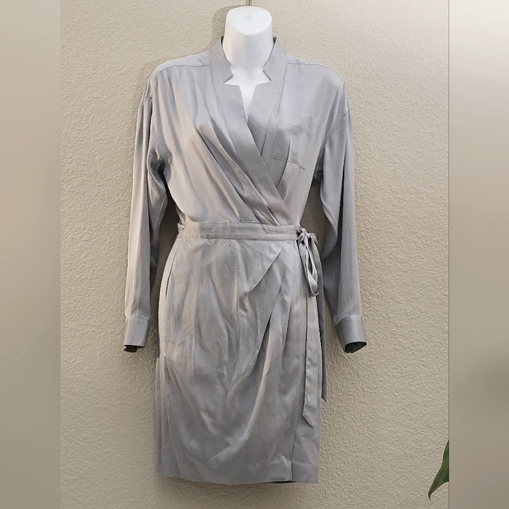 Banana Republic Silk Wrap-Around Wrap-Around Dress